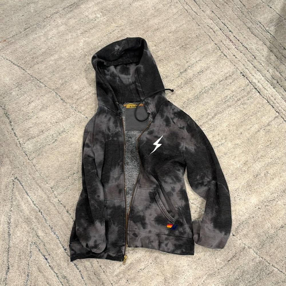Aviator nation zip up hoodie